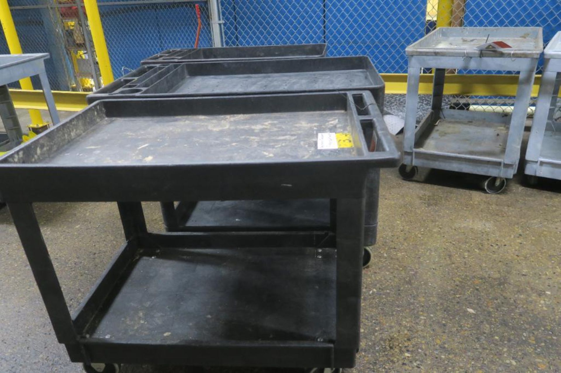 (3) plastic parts carts - Image 3 of 4