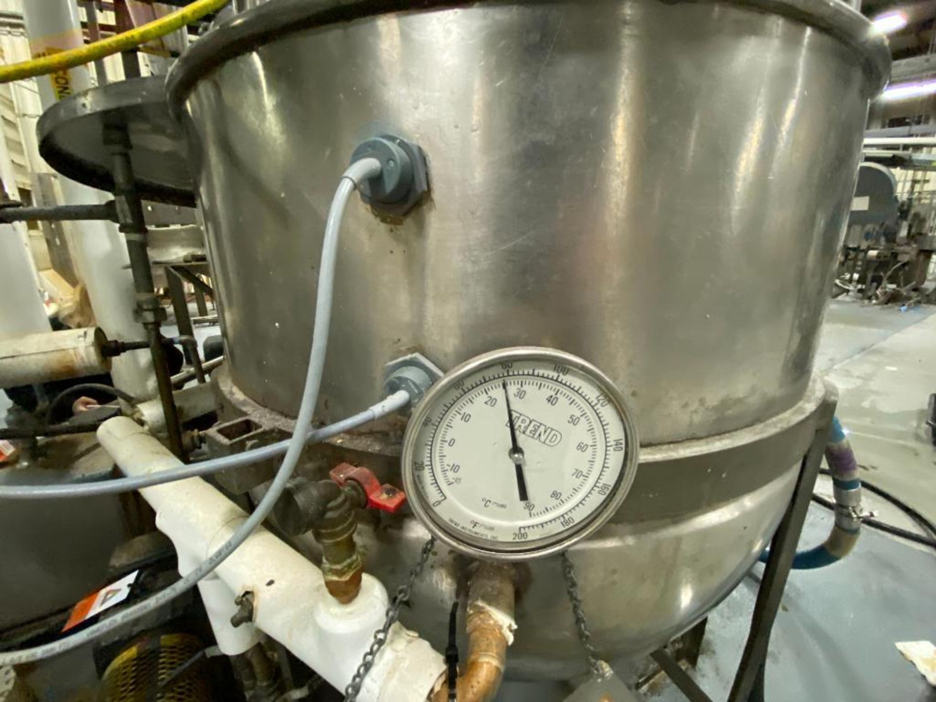 Groen 80 gallon jacketed water kettle, 32 in. diameter x 24 in. deep - Image 2 of 9