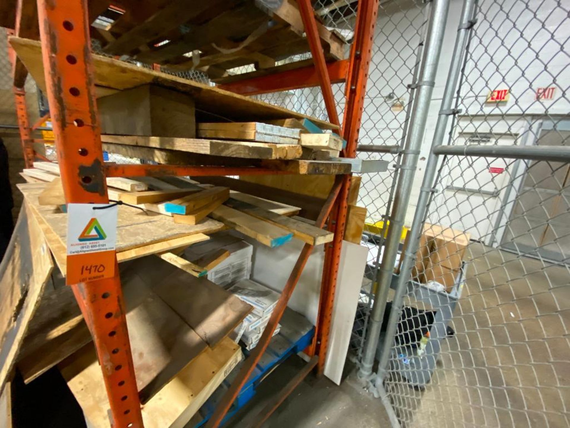 bolt together style pallet rack with contents, includes pallet of lighting, (2) shop vacuums, pallet - Image 3 of 30