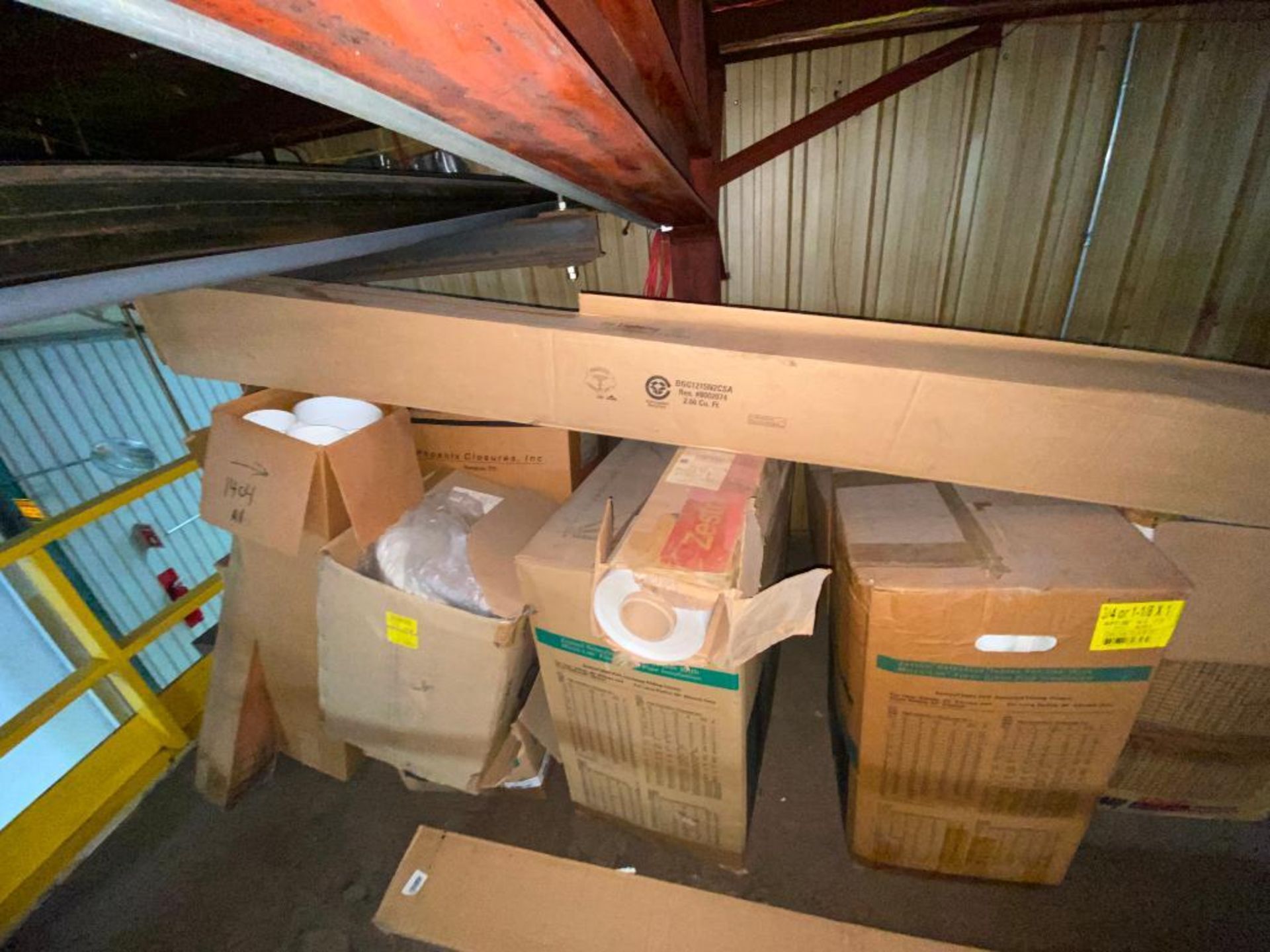 contents of wood deck, pipe insulation, replacement lighting and bulbs - Image 8 of 11