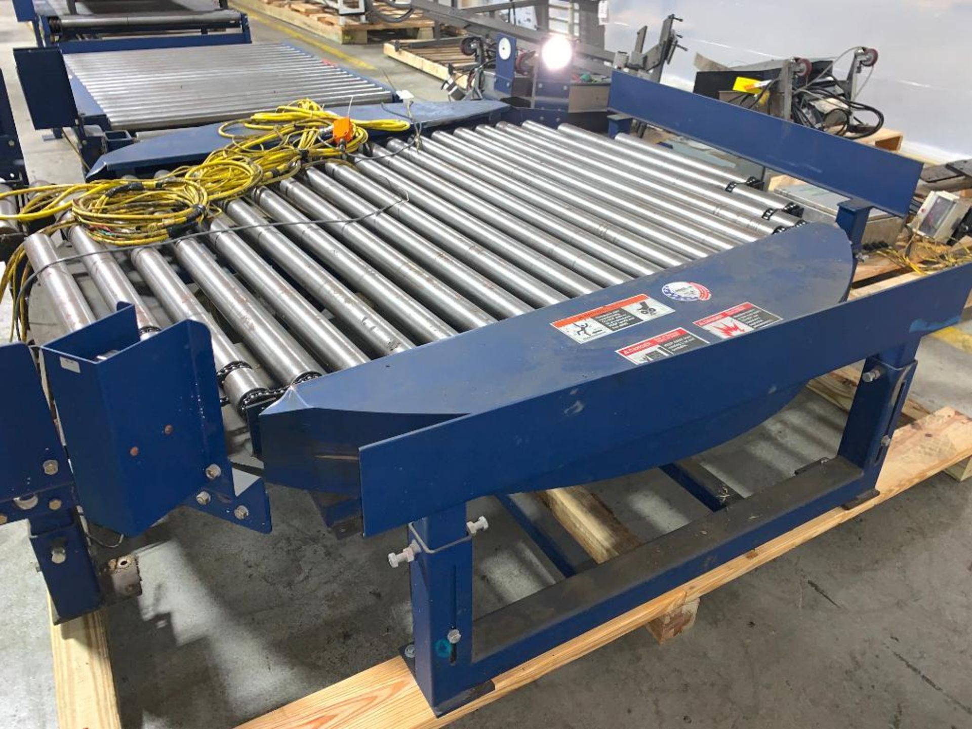 (6) skids of Lantech full pallet conveyor including turntable section - Located in Tifton, GA - Image 5 of 19