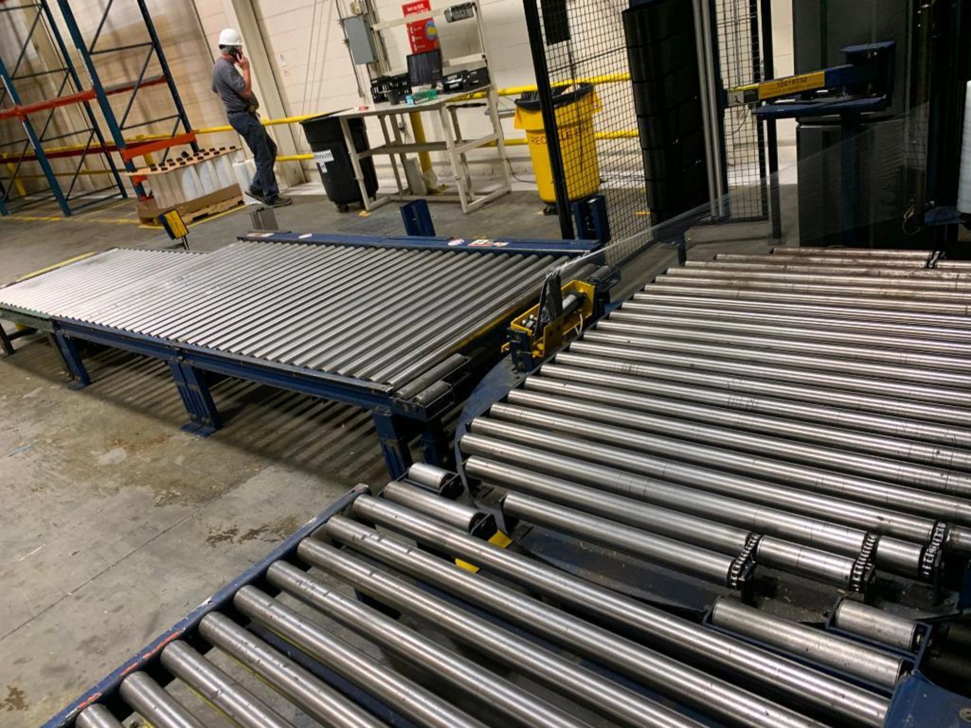 (6) skids of Lantech full pallet conveyor including turntable section - Located in Tifton, GA
