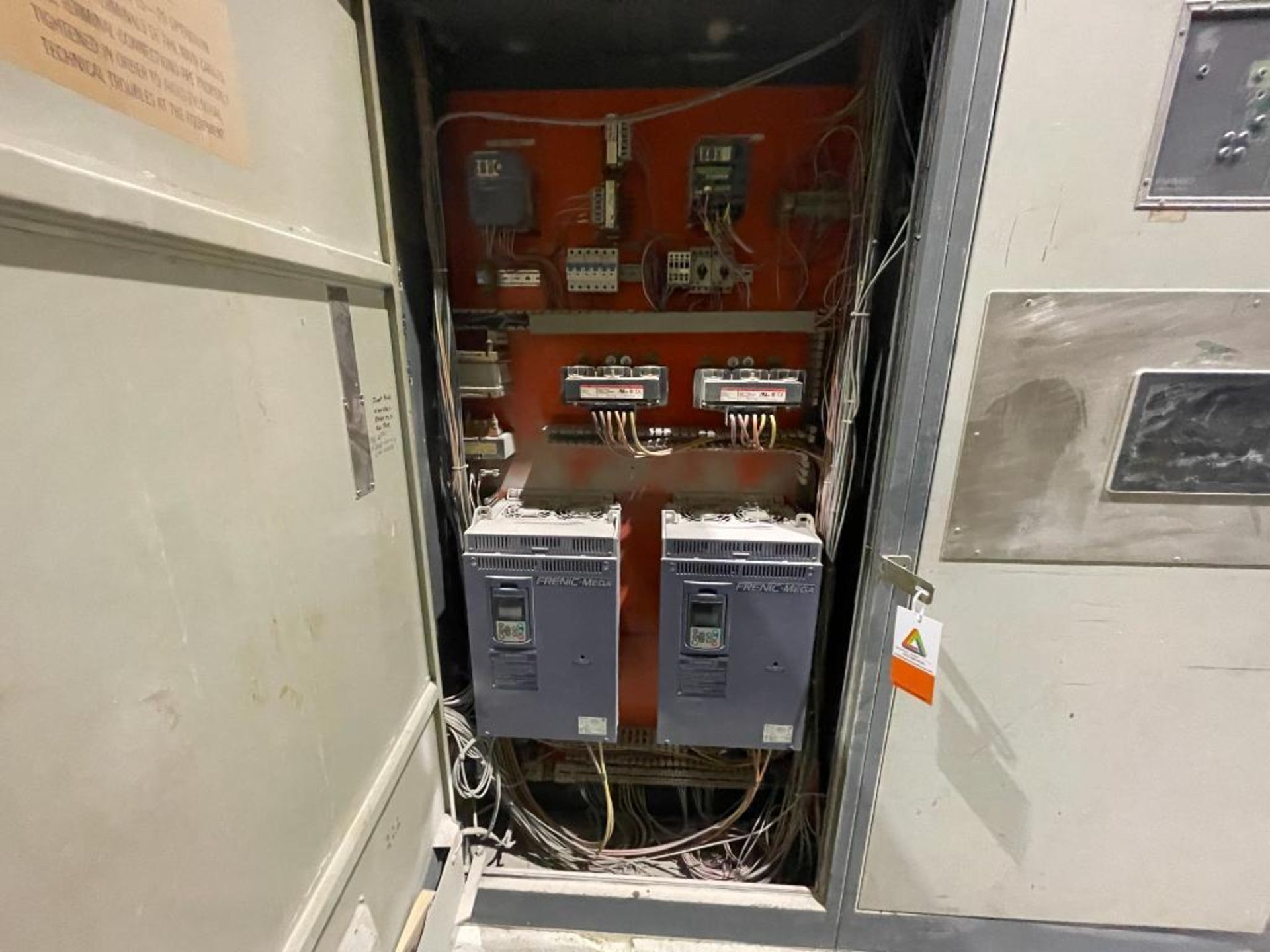 3-door cabinet with PLC and VFD's - Image 3 of 20