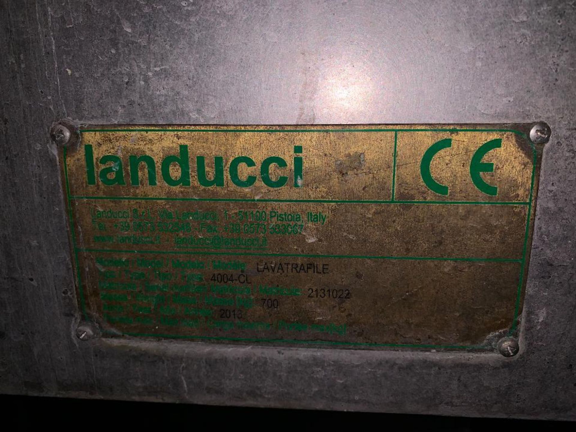 2013 Landucci die wash cabinet - Image 2 of 32