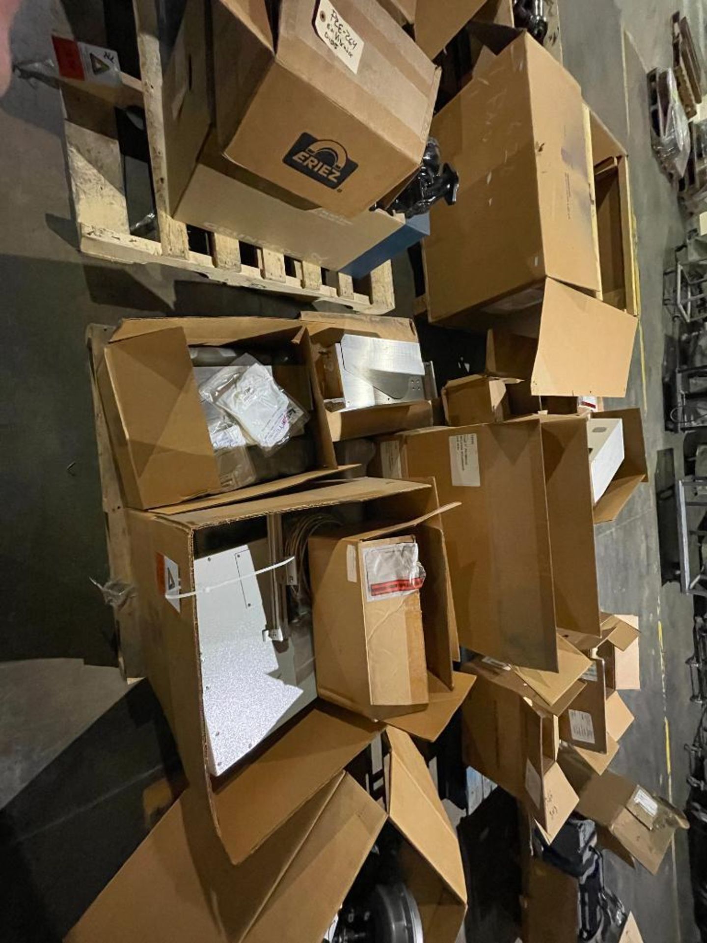 pallet of miscellaneous electronics