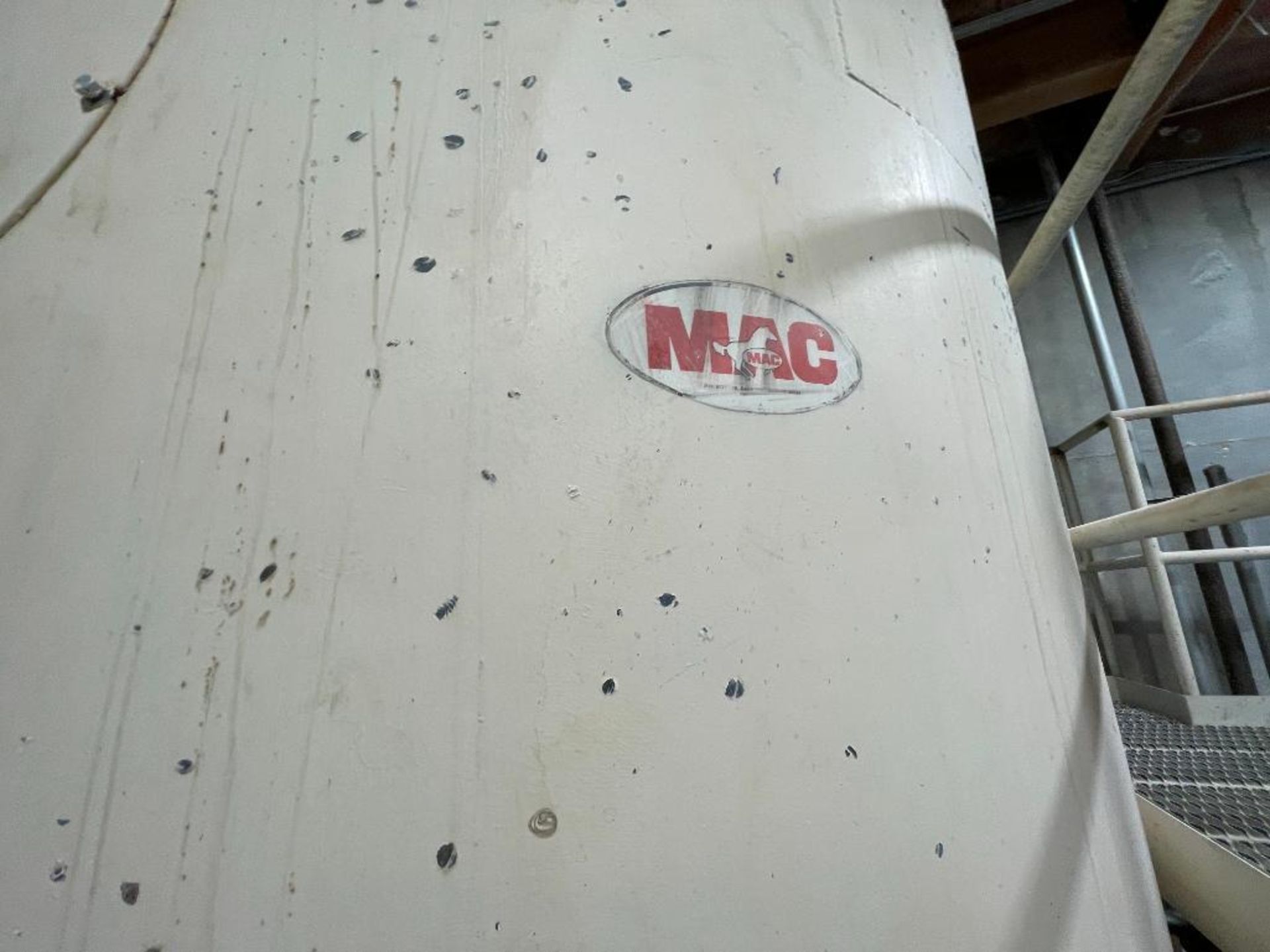 MAC mild steel cone bottom bin - Image 5 of 12