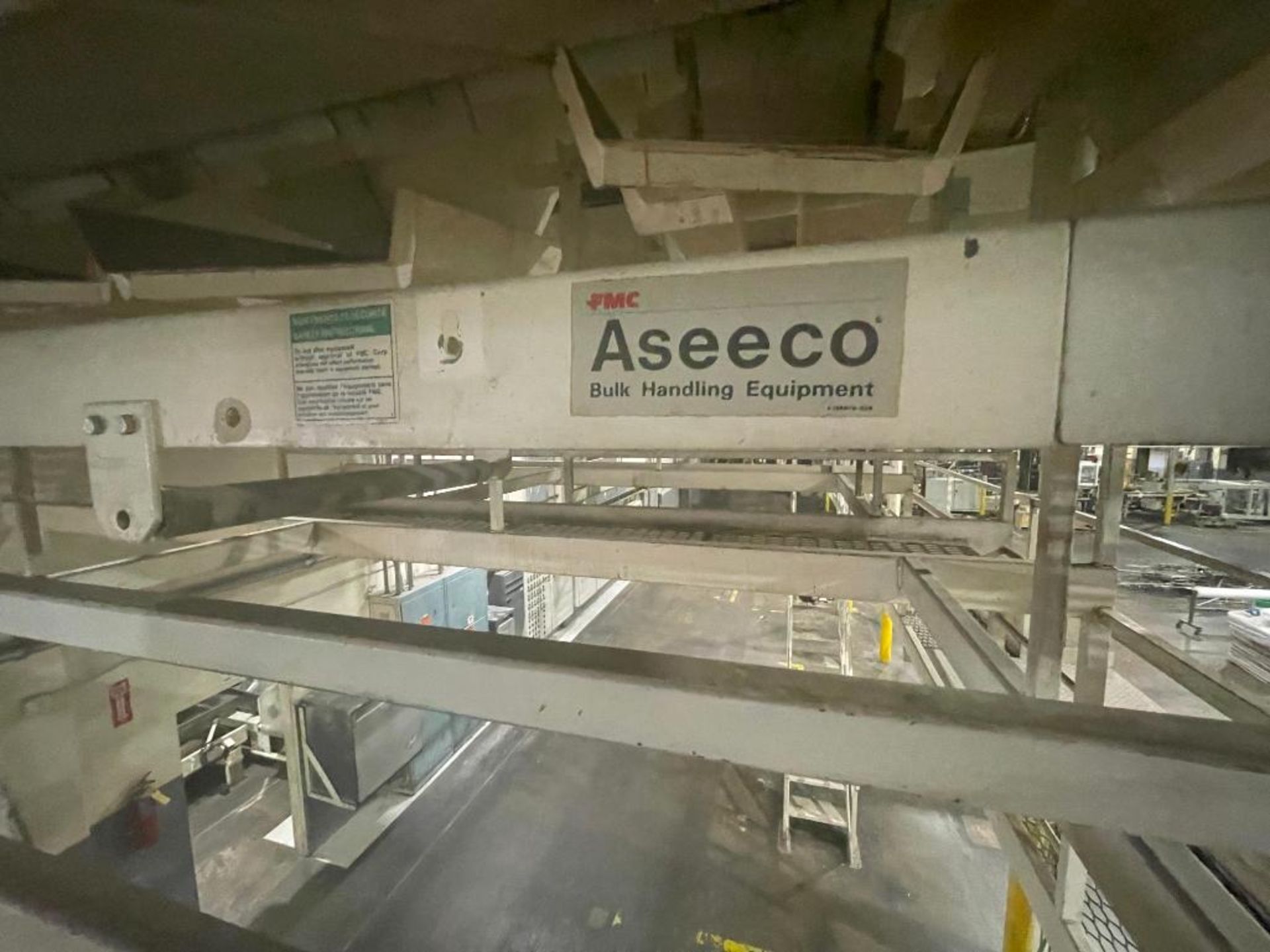 Aseeco 5-bin blending system with 5 Syntron vibratory feeders on bottom - Image 2 of 21
