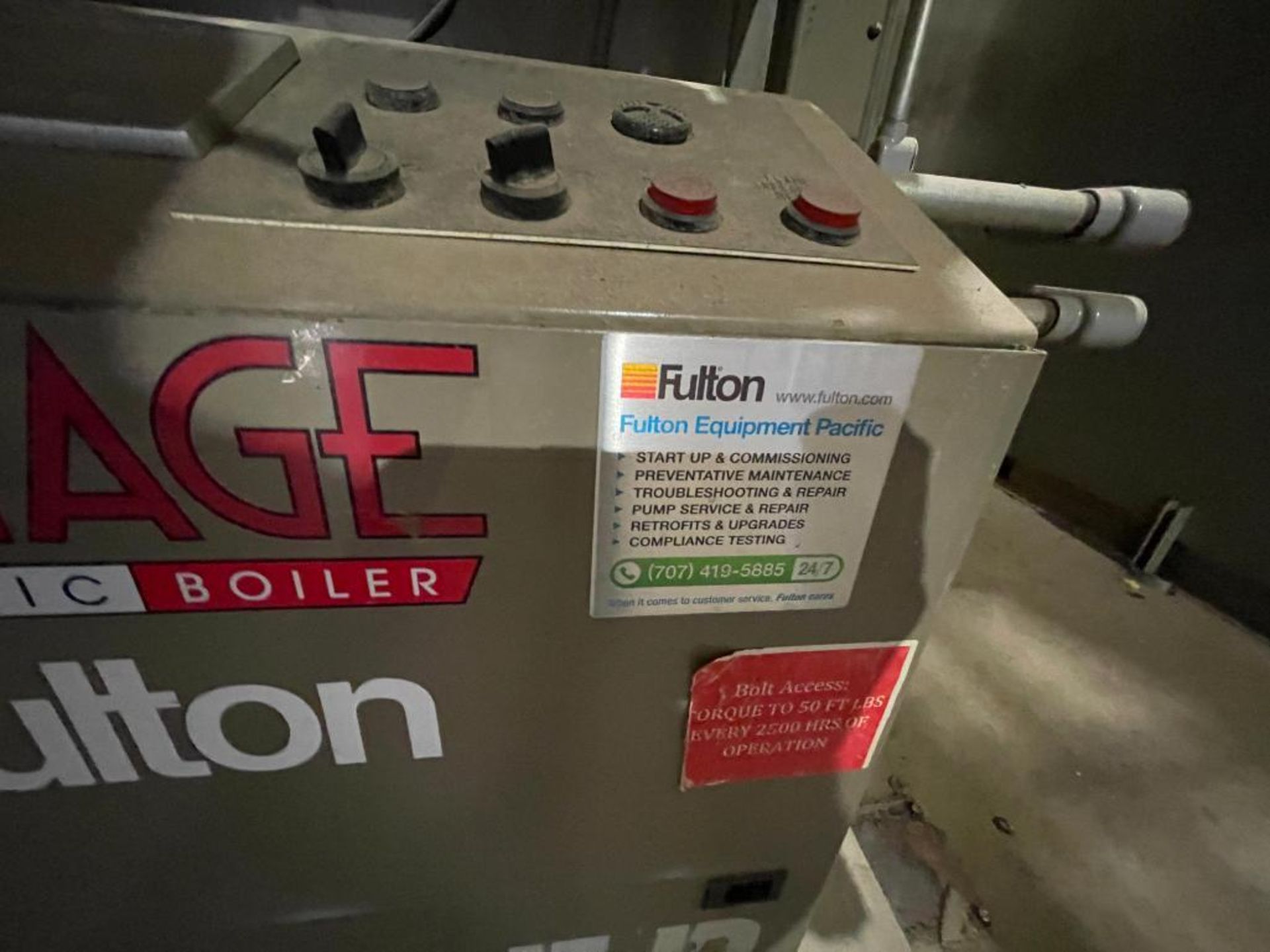 2010 Fulton fuel fired hot water boiler - Image 11 of 20