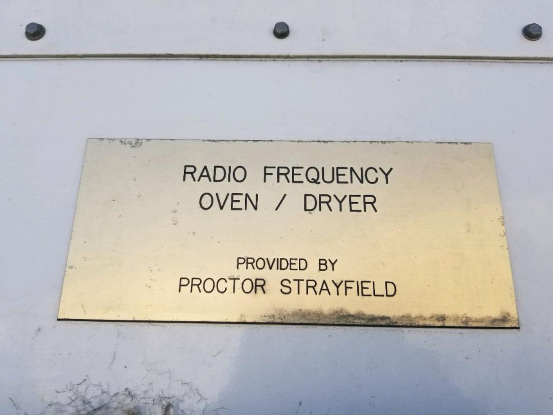 Proctor Strayfield radio frequency oven/dryer - Image 25 of 28