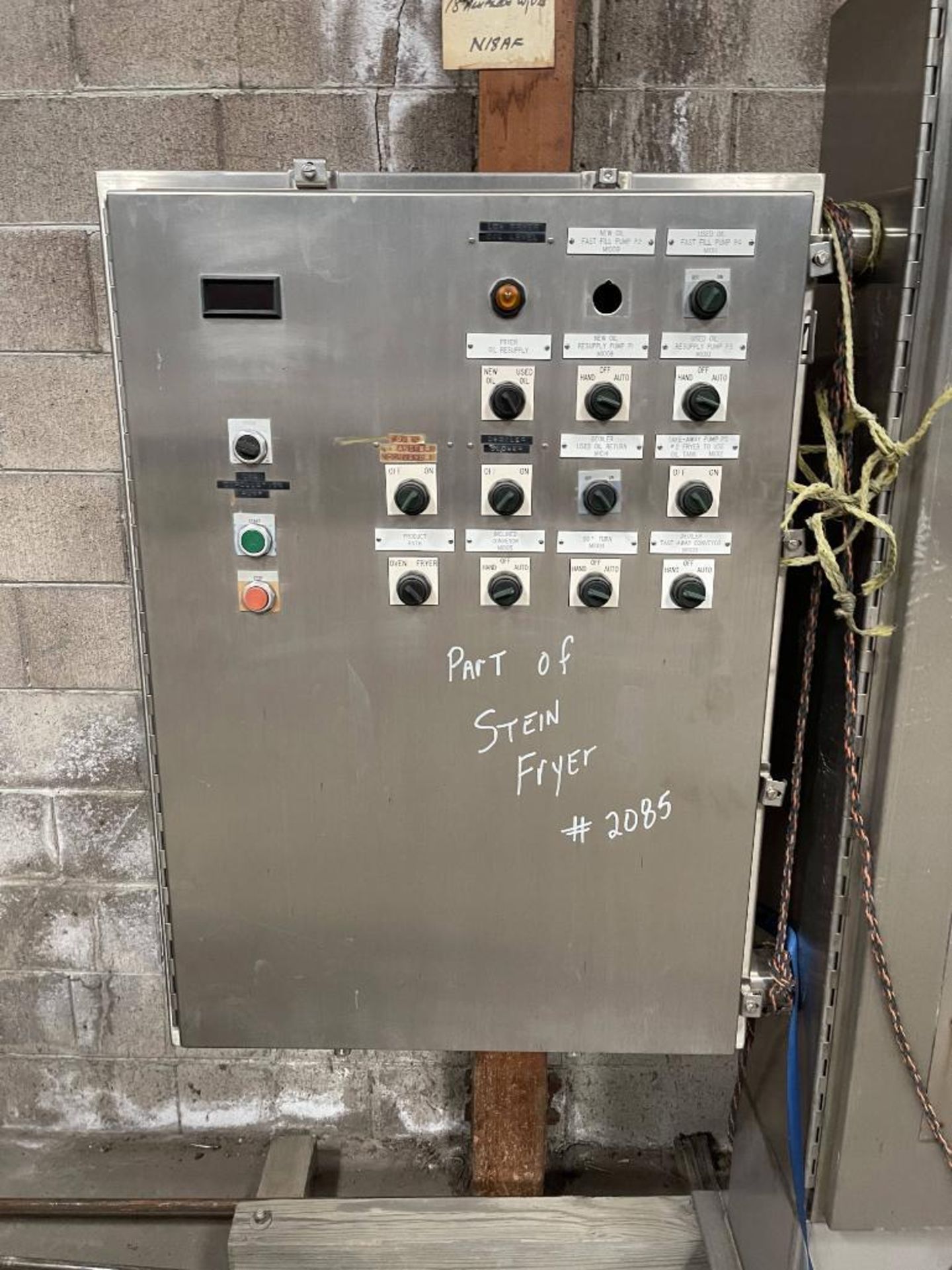 stainless steel Stein fryer controller panel - Image 24 of 30