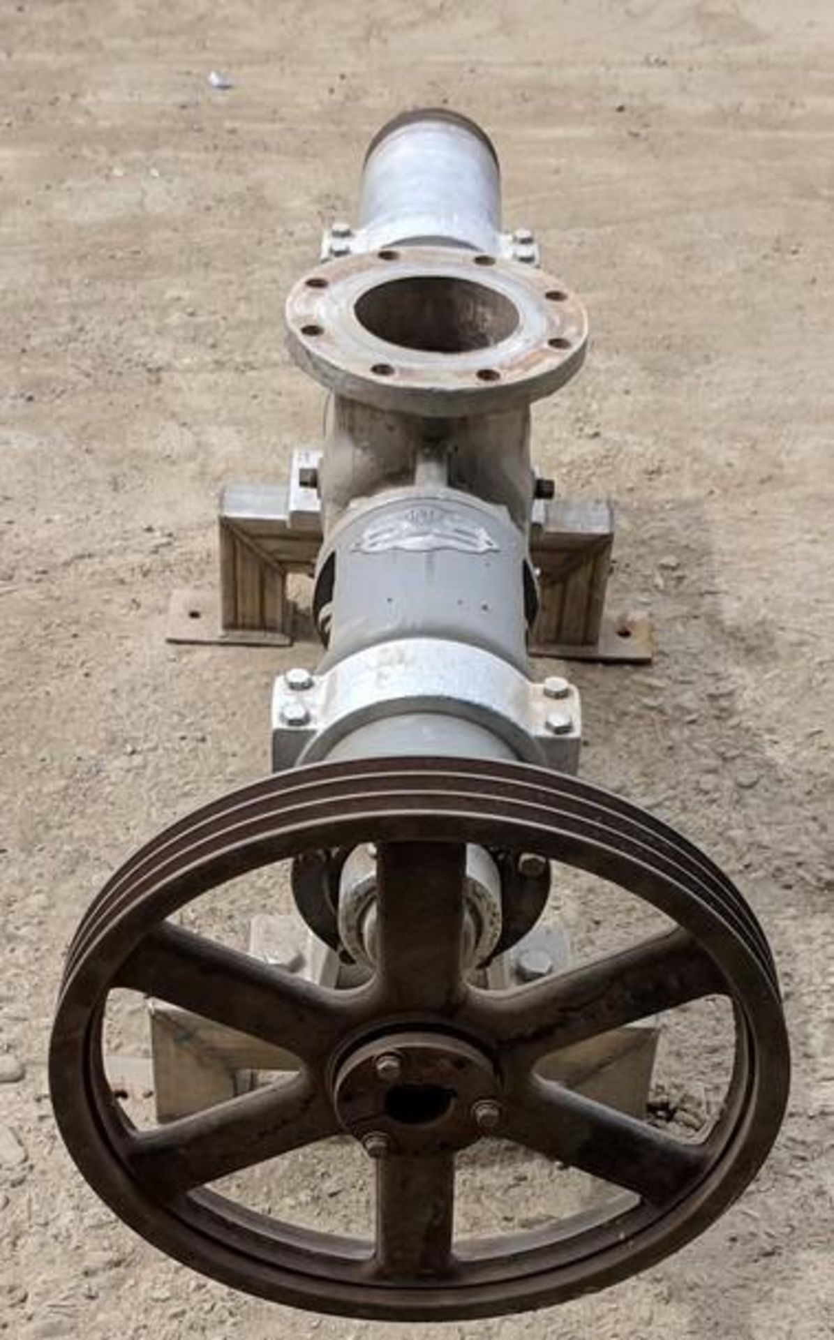 Moyno pump 3 type stainless steel, 4 in. flange feed mono belt driven no motor - Image 3 of 22