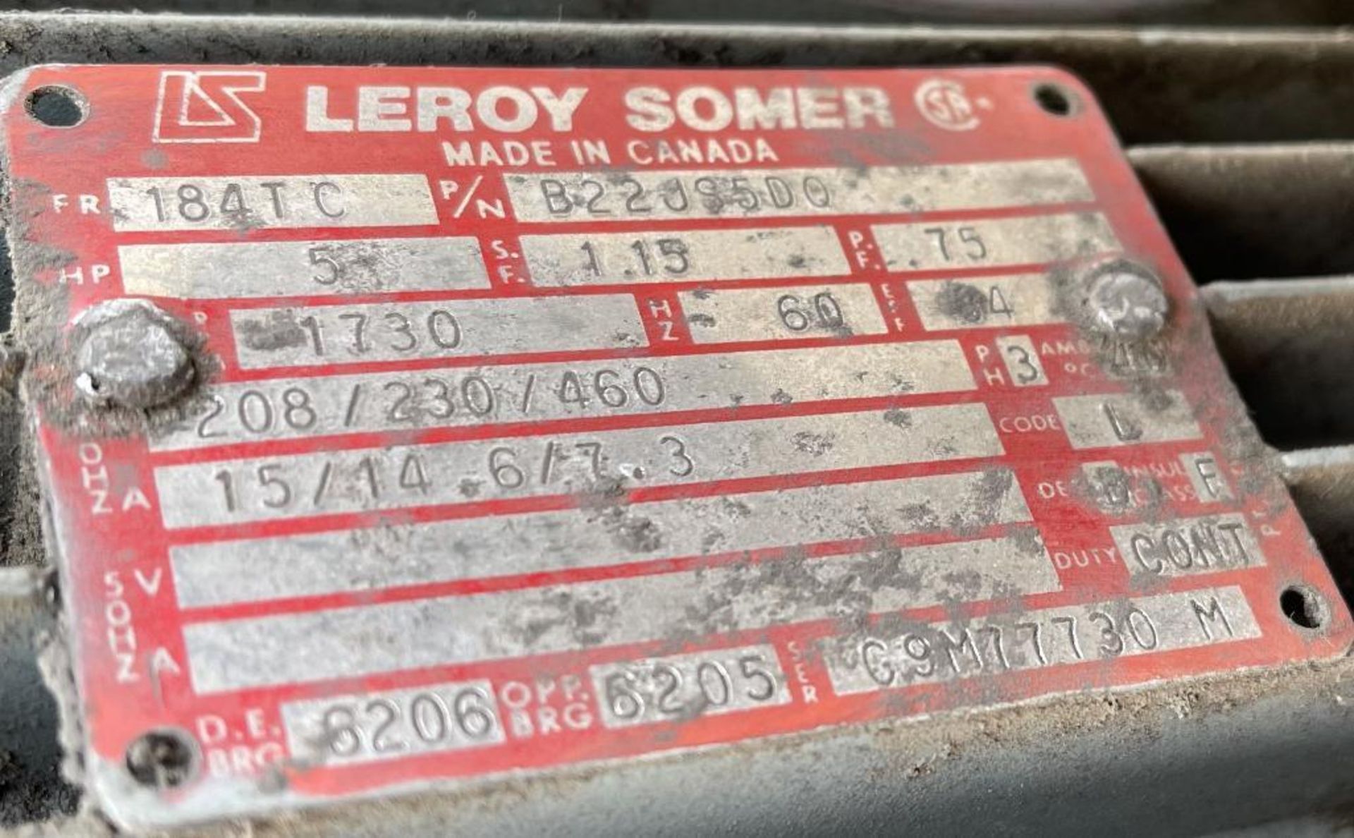 hydraulic power unit Leroy Somer - Image 2 of 3