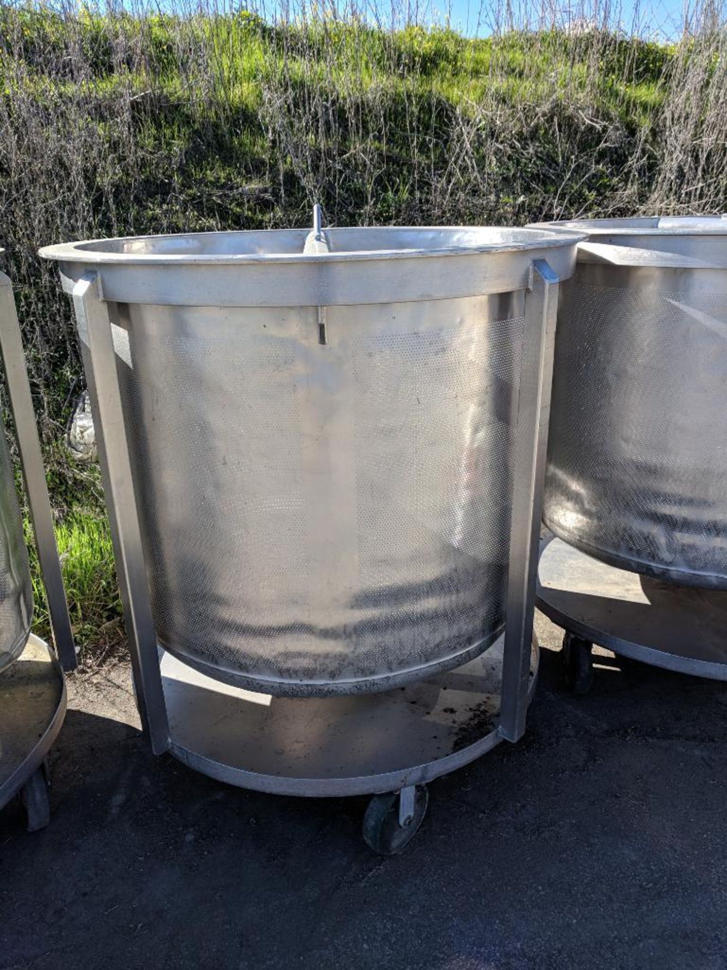 stainless steel perforated baskets for sprouting, blanching, extract CBD, cannabis - Image 10 of 12