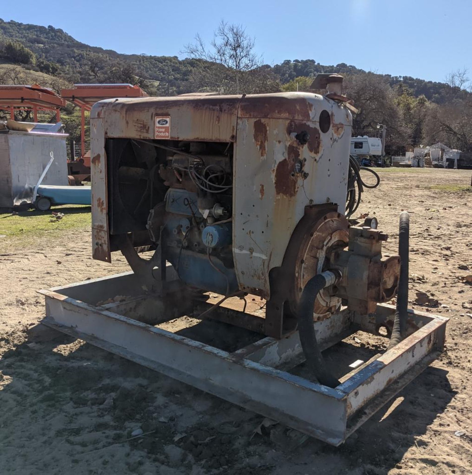 Ford 4.9 l 300 ford 6 Cylinder Engine with Rexroth heavy duty hydraulic pump - Image 7 of 28