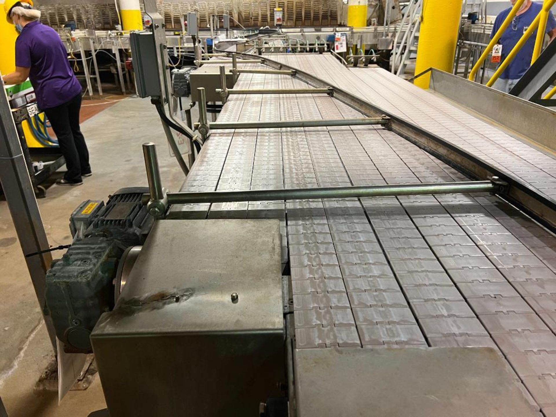 stainless steel step-belt can conveyor - Image 9 of 25