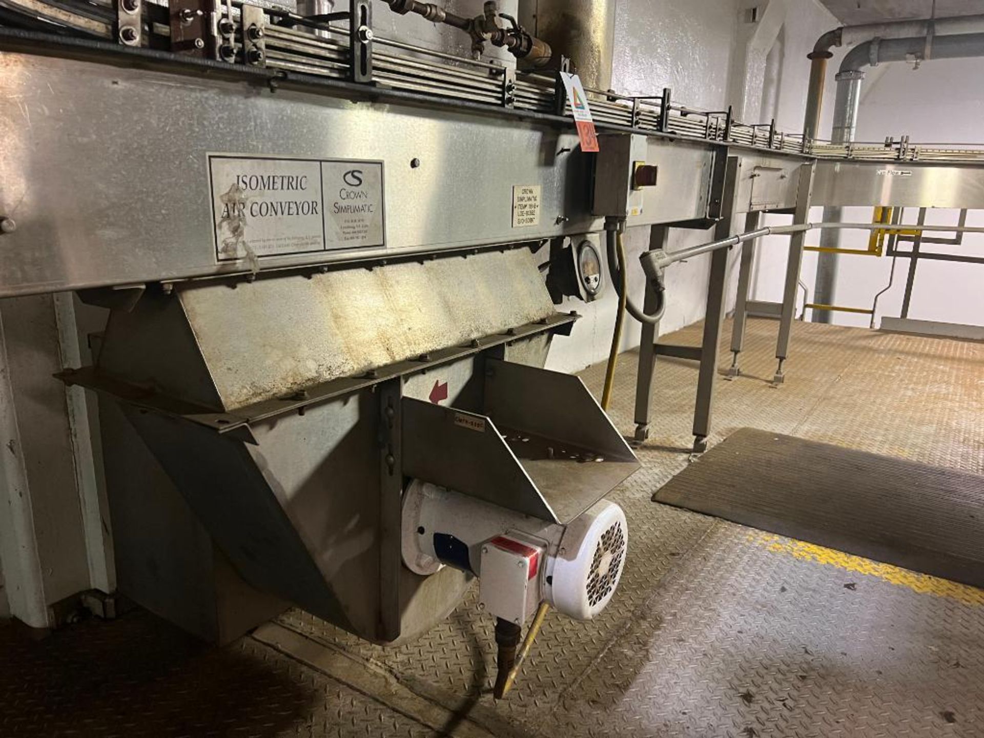 Simplimatic stainless steel air can conveyor - Image 9 of 29