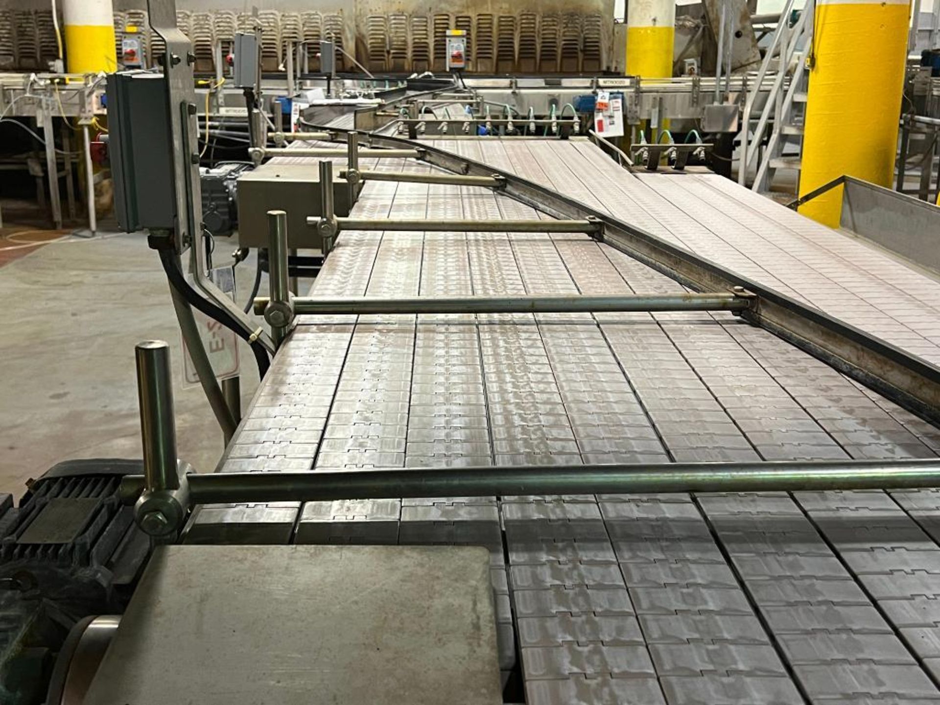 stainless steel step-belt can conveyor