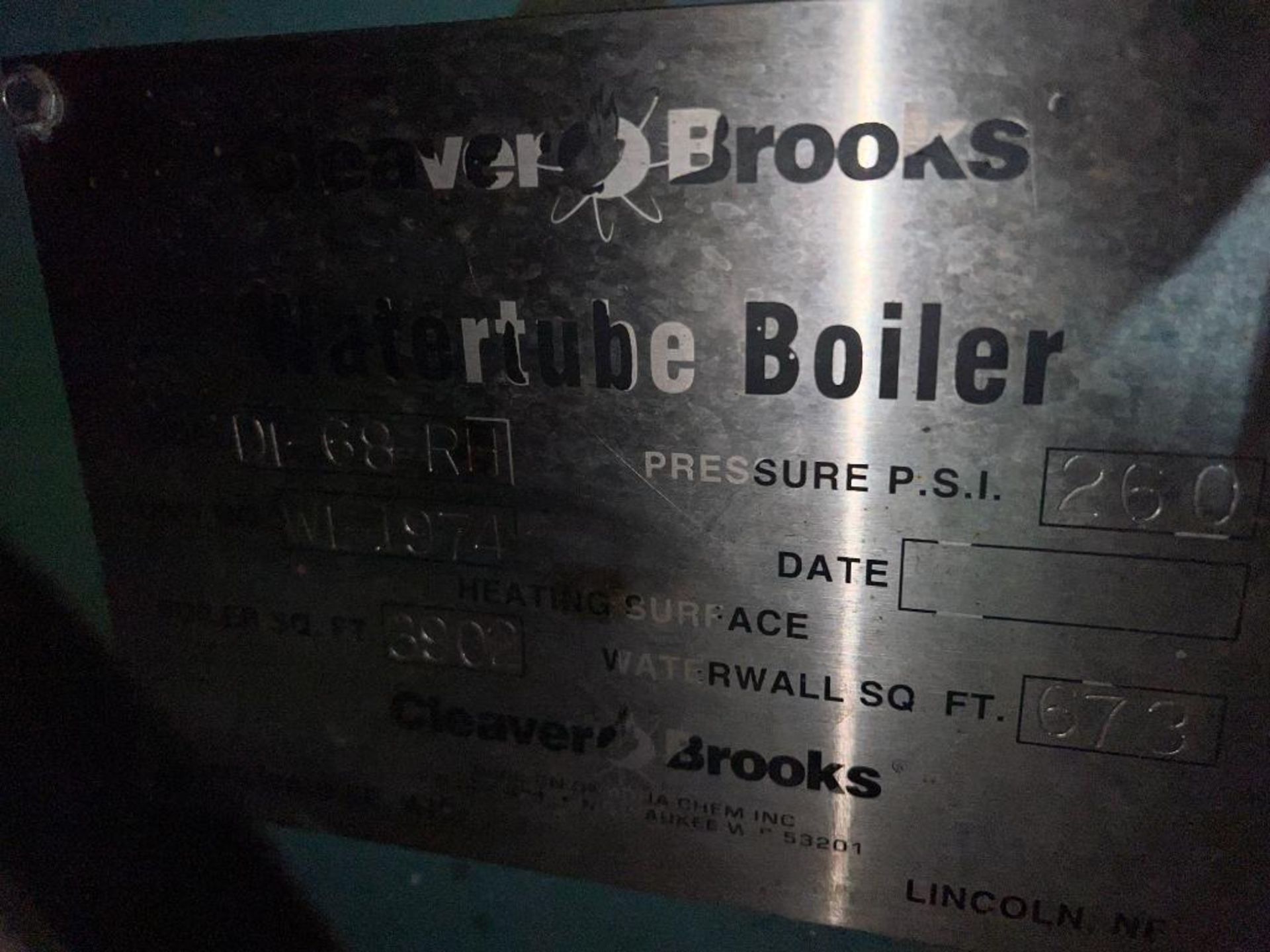 Cleaver Brooks water tube boiler, model DL-68-RH - Image 5 of 11