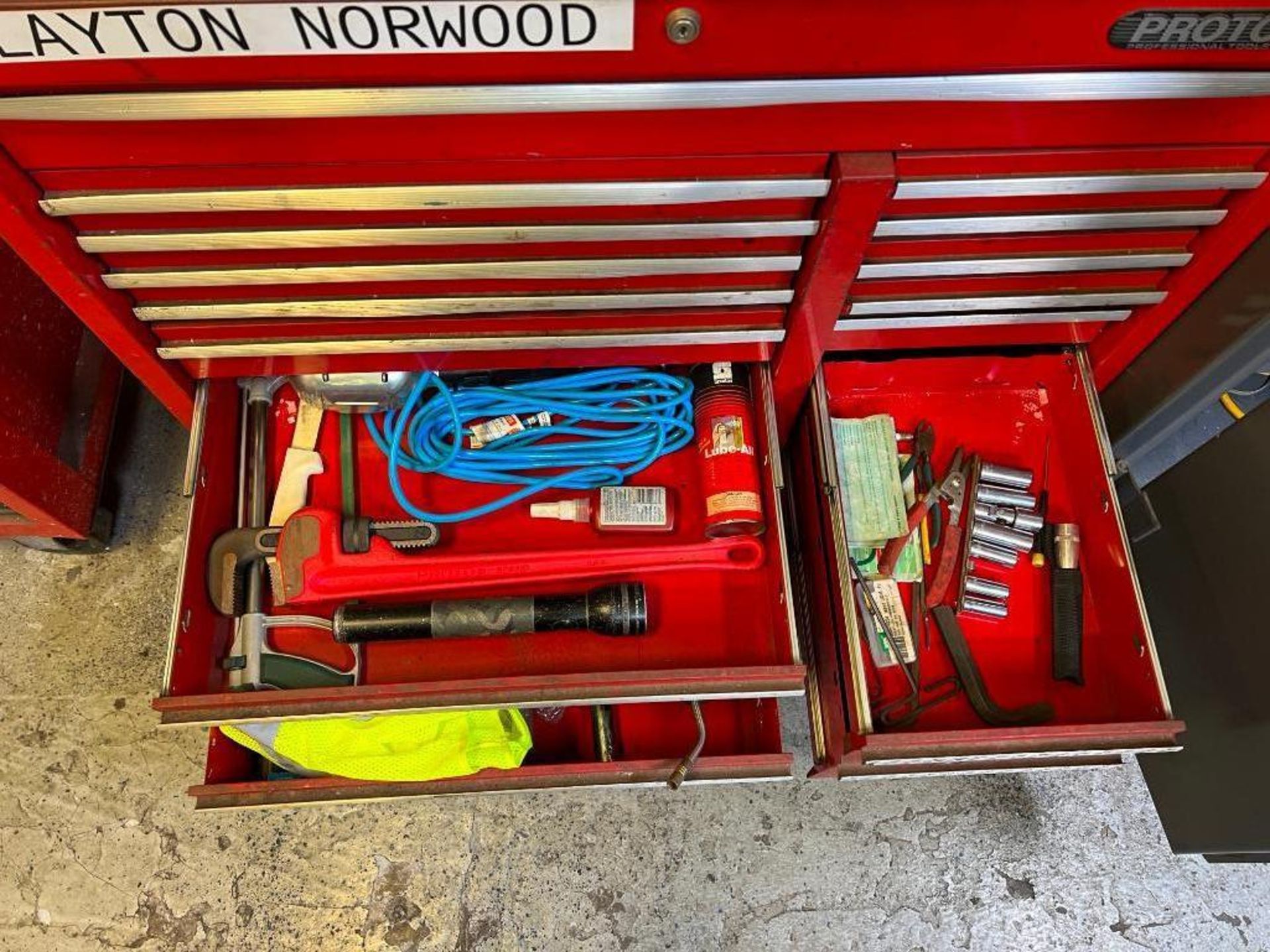 Proto 15-drawer rolling tool box - Image 8 of 11