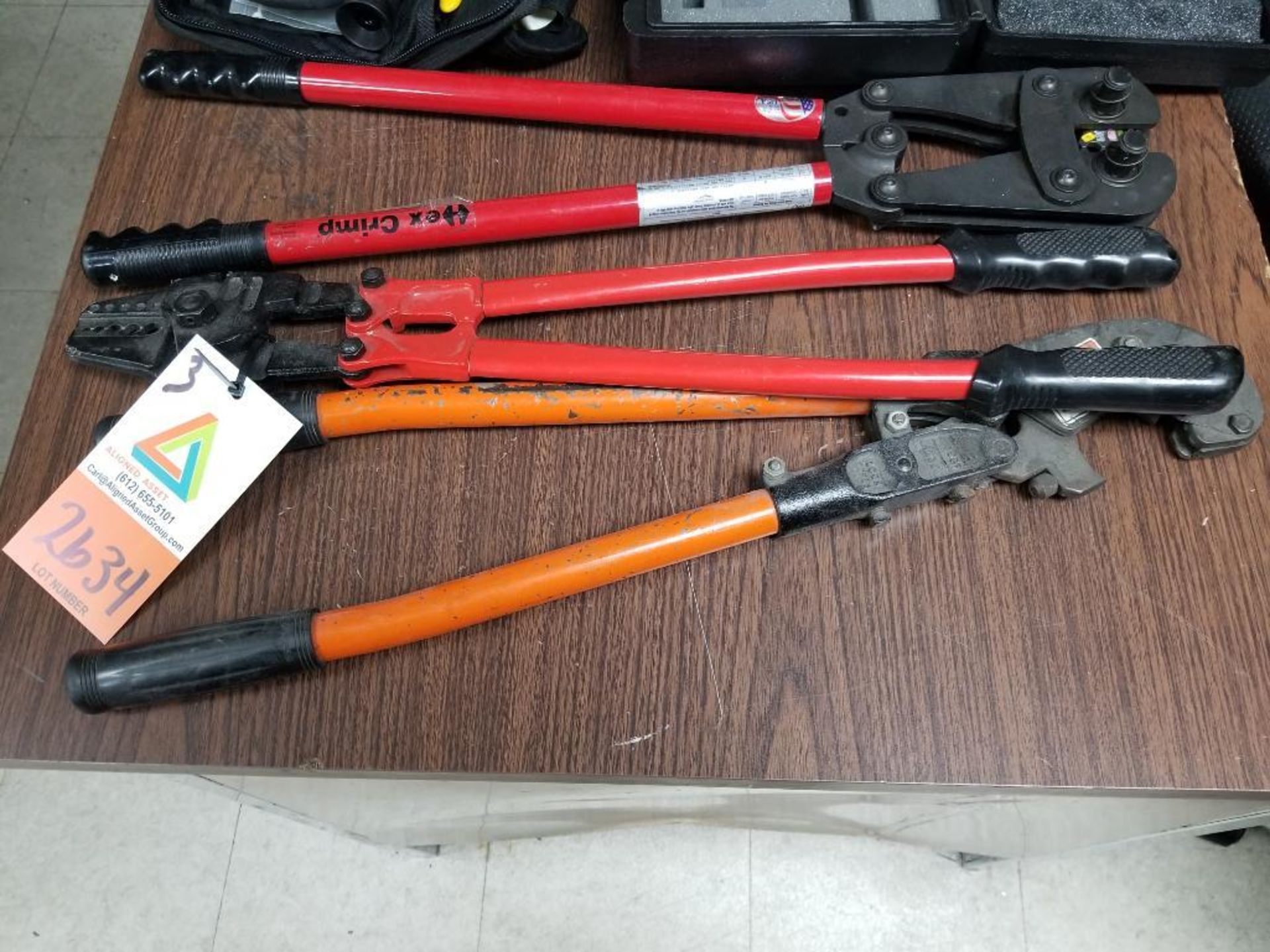 (3) cable crimp tools