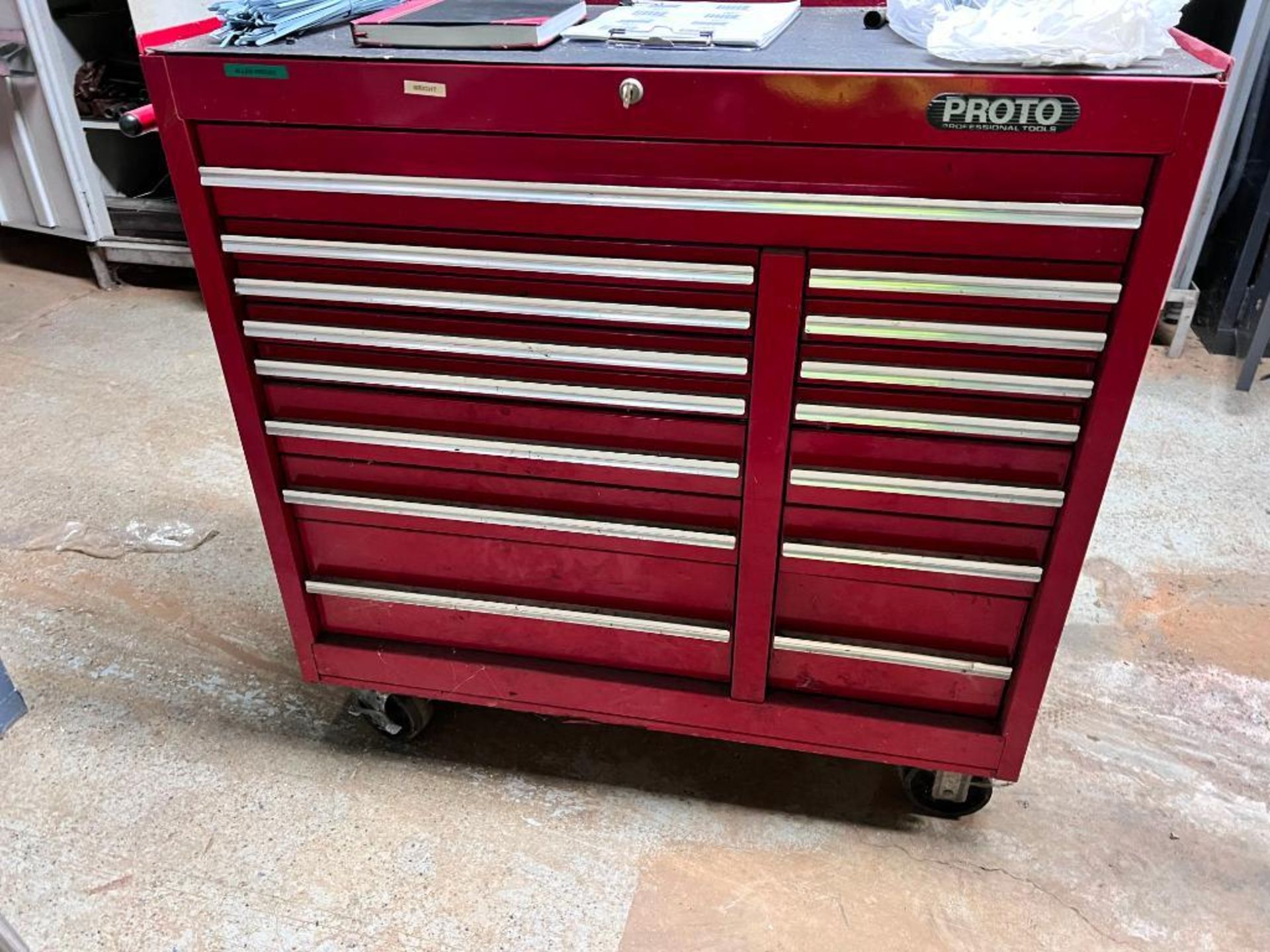 Proto 15-drawer rolling tool box, includes contents - Image 7 of 14