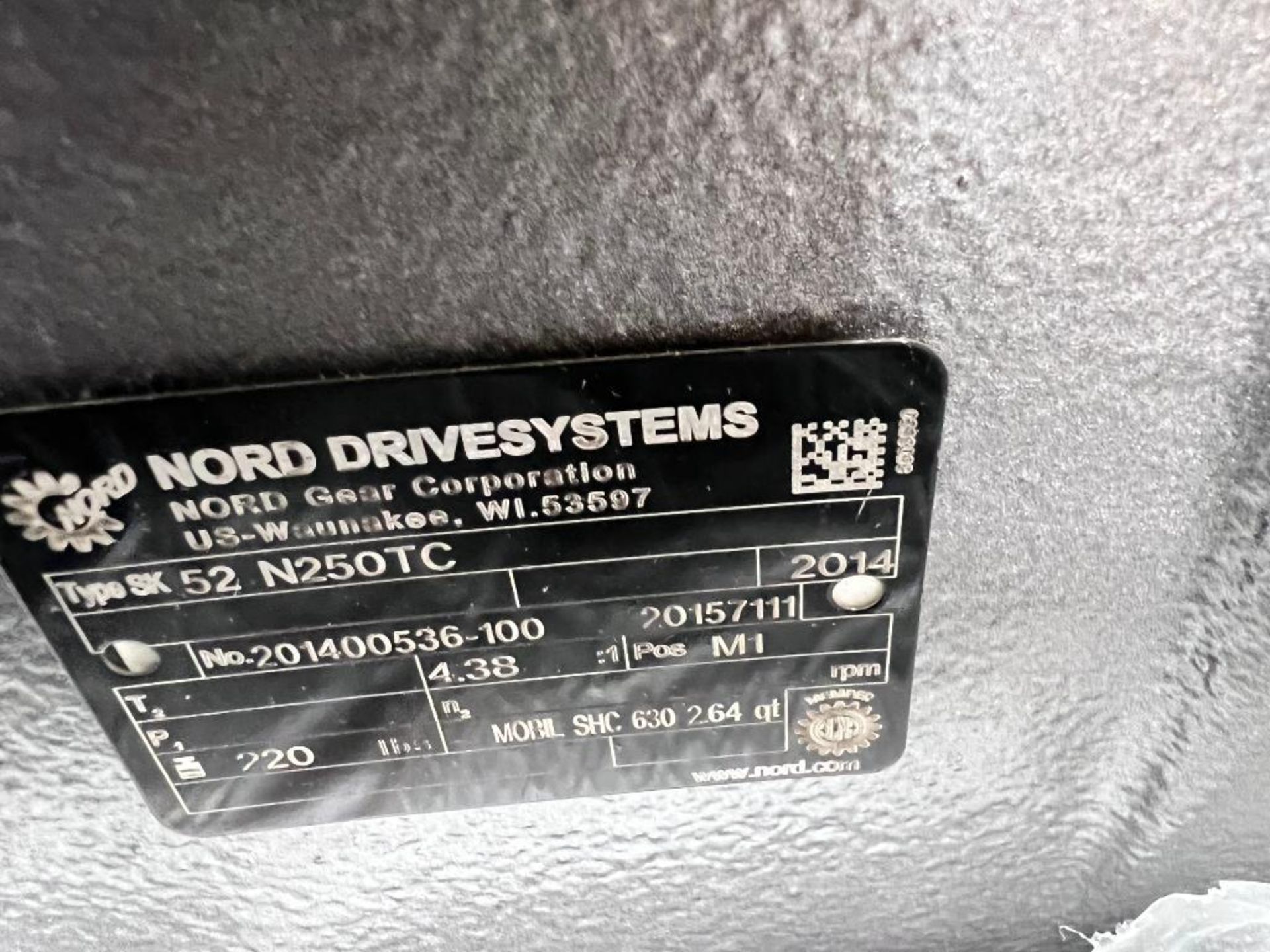 2014 Nord gear reducing drive - Image 2 of 4