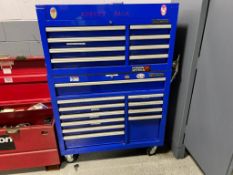 Westward 18-drawer rolling tool box, includes contents - LOCKED - NO KEY