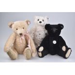 STEIFF 3 Teddybären Limit. Auflagen, Club-Teddy 1907, Replica, 2008, 766/3000, KFS, N