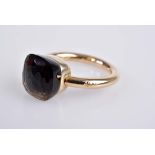 POMELLATO Nudo Classic Rauchquarz Ring aus der Serie Nudo Classic, 18 Karat Roségold,