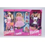MATTEL 3 Barbie Puppen Euro Disney Weekend Barbie Mickey Mouse 1993, Barbie Holiday on