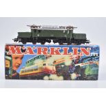 MÄRKLIN Elektrolok 3022, H0 BN 194 091-5 der DB, Deutsches Krokodil, Guss, 3L AC, bei