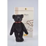 STEIFF Teddybär schwarz Teddy Bear black, limitierte Auflage, mit Zertifikat 1789/ 30