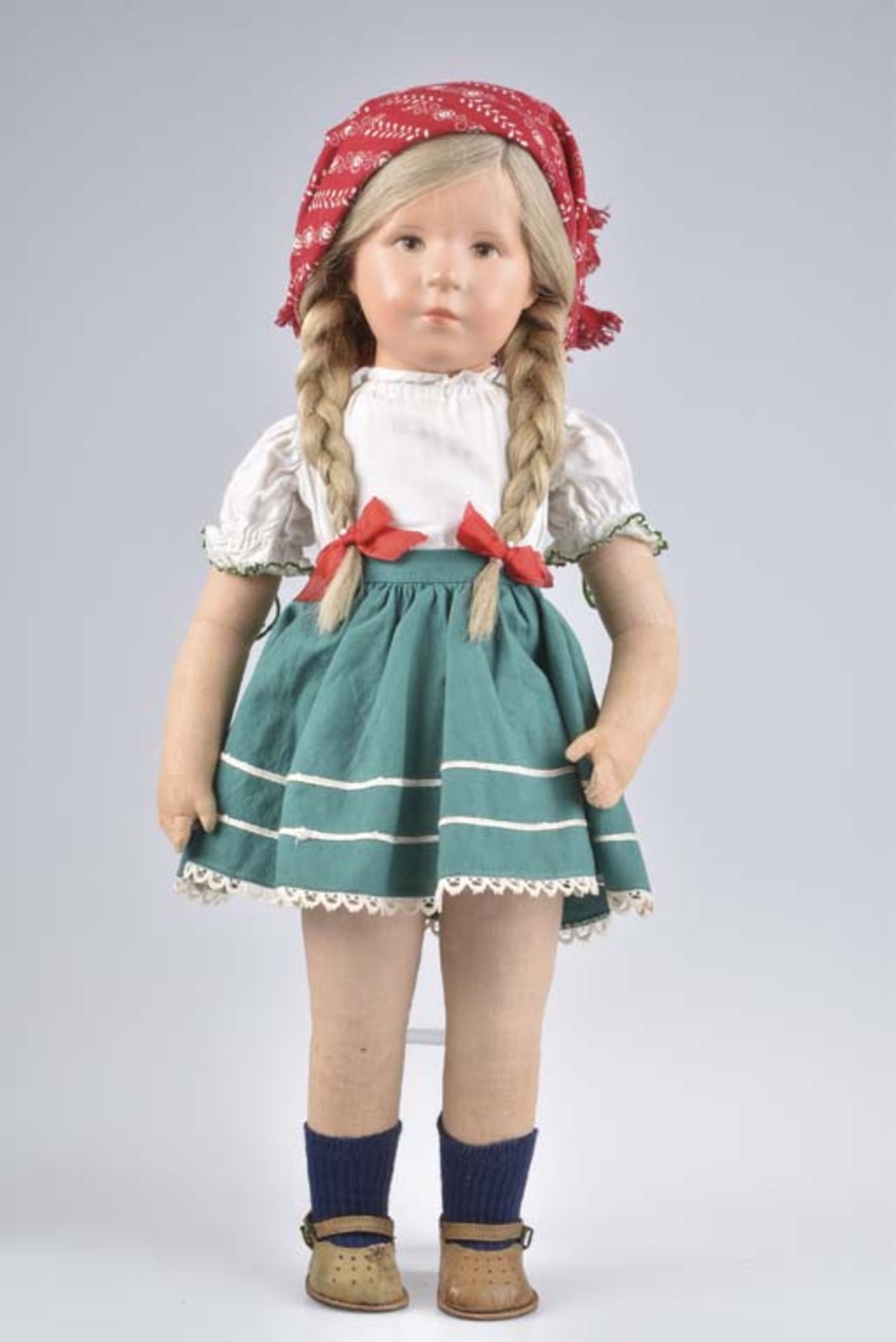 KÄTHE KRUSE Puppe Deutsches Kind 50er Jahre, li Fuß Käthe Kruse, re 340167 Made in