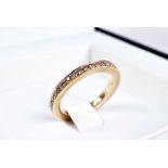 NOOR Ring Memoire NOOR EXCLUSIVE "Feel the Diamonds" 750 Rotgold, rundum besetzt mit B