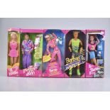 MATTEL 5 Barbie Puppen 80/90er Jahre Rollerblade Ken, Aerobic Barbie, Ultra Hair Ken,