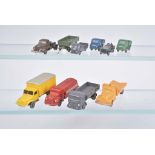 WIKING 10 Modellfahrzeuge Hp, M 1:87, darunter Mercedes-Benz 3500 ESSO-Tankwagen, 50er