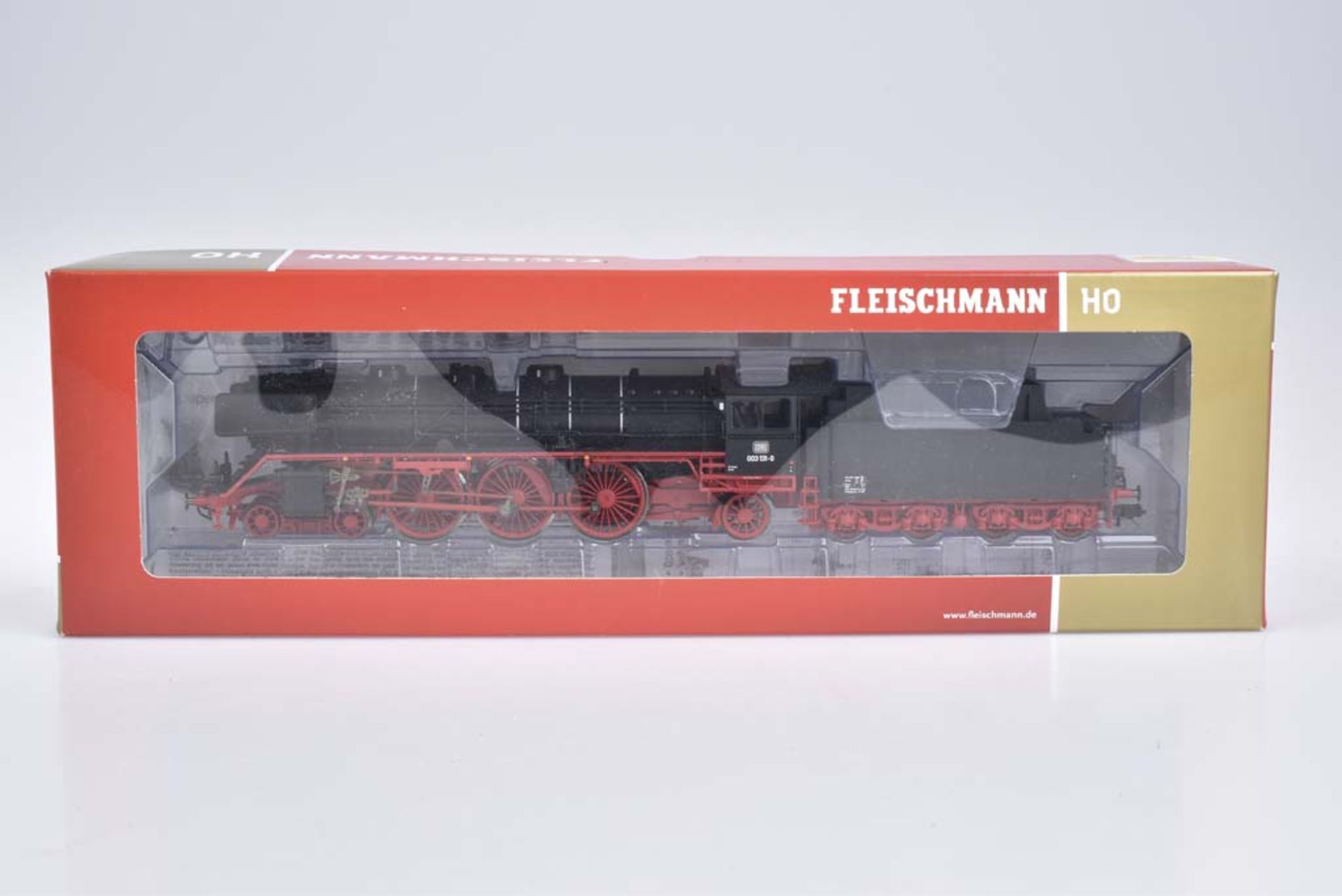 FLEISCHMANN Dampflok 410304, H0 BN 003 131-0 der DB, Kohletender, 2L DC, wechselnde St