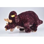 STEIFF Cosy Rato 1994, KFS, Nr. 095795, Webpelz, violett, 45 cm, Z 1, selten