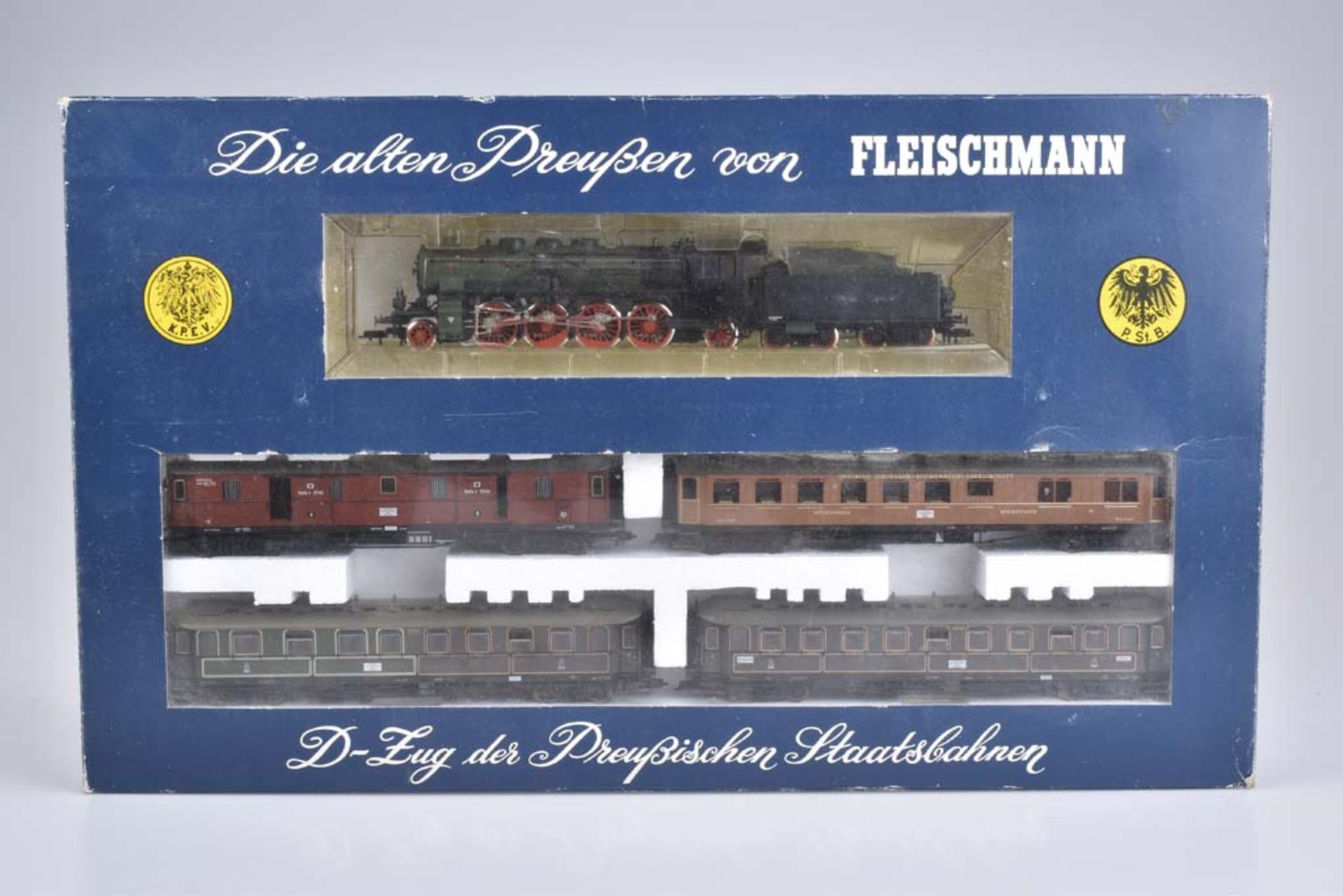 FLEISCHMANN Personenzug-Set 4885, H0 Dampflok P10 der K.P.E.V., BN 2810 Elberfeld, Koh