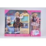 MATTEL Set Teacher Schulspass + Teddy Fun Barbie Schule spilen macht Spaß - Lehrerin