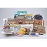 MÄRKLIN u.a. interessantes Konvolut für den Anlagenbau, H0 über 200 Teile, über 10