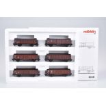 MÄRKLIN Wagen-Set 46021, H0 'Die junge DB', 6 verschiedene Hochbordwagen, Z 1, Okt.