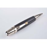 MONTBLANC Boheme Doue Ligne Kugelschreiber Ligne Citrin, Schwarzes Edelharz, mit Dreh-