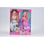 MATTEL Barbie 2 Meerjungfrauen Barbie Magic Merrjungfrau, Mermaid Mattel 1991und Barb