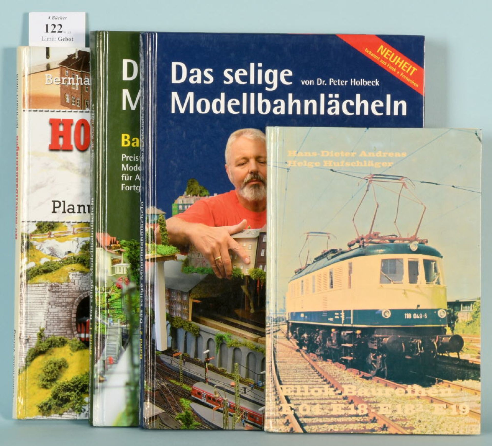 Bücher zum Thema Modellbahn/Eisenbahn, 4 Stück