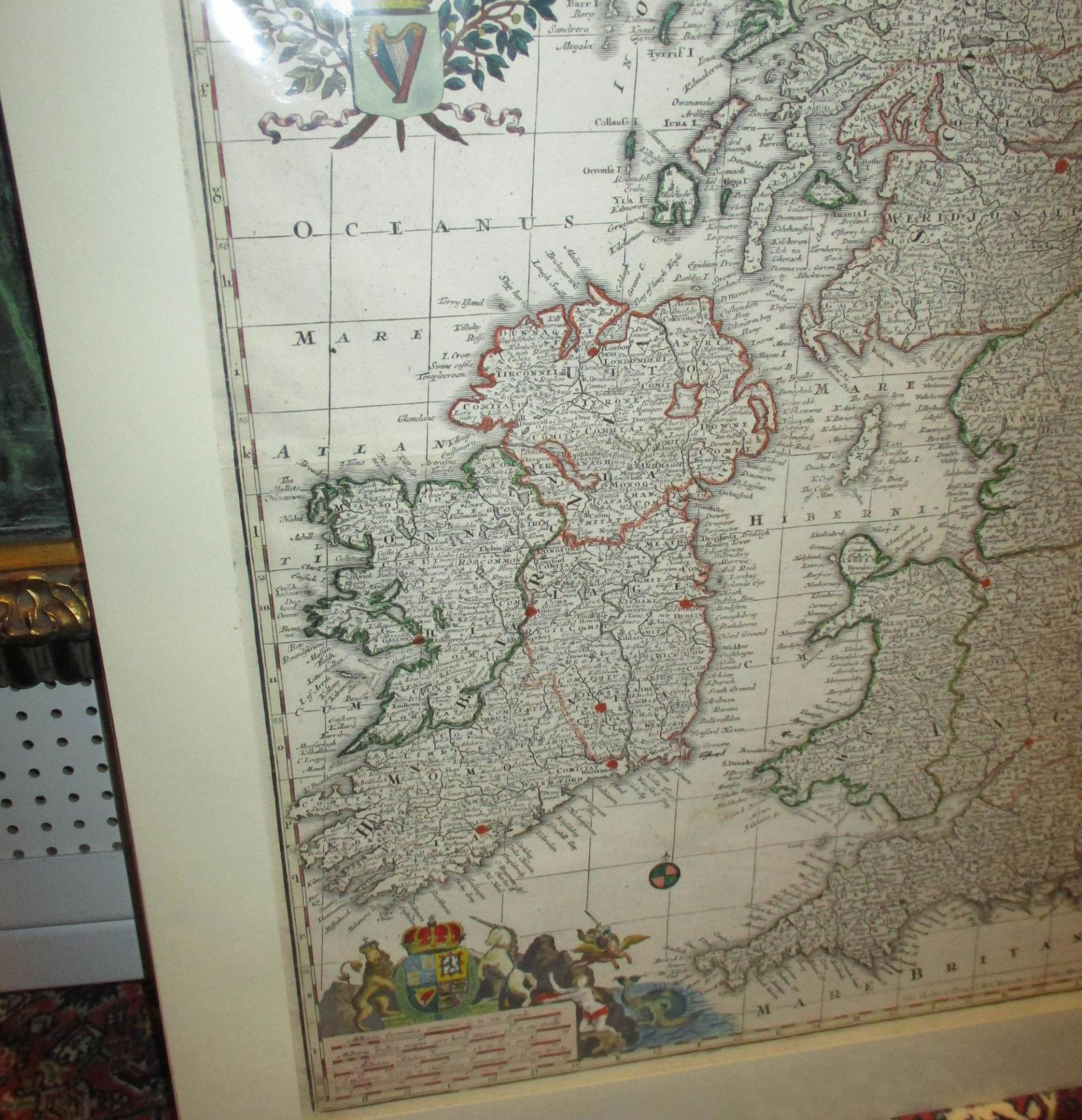 Landkarte "Regnorum Angliae, Scotiae, Hiberniae" - Bild 5 aus 7