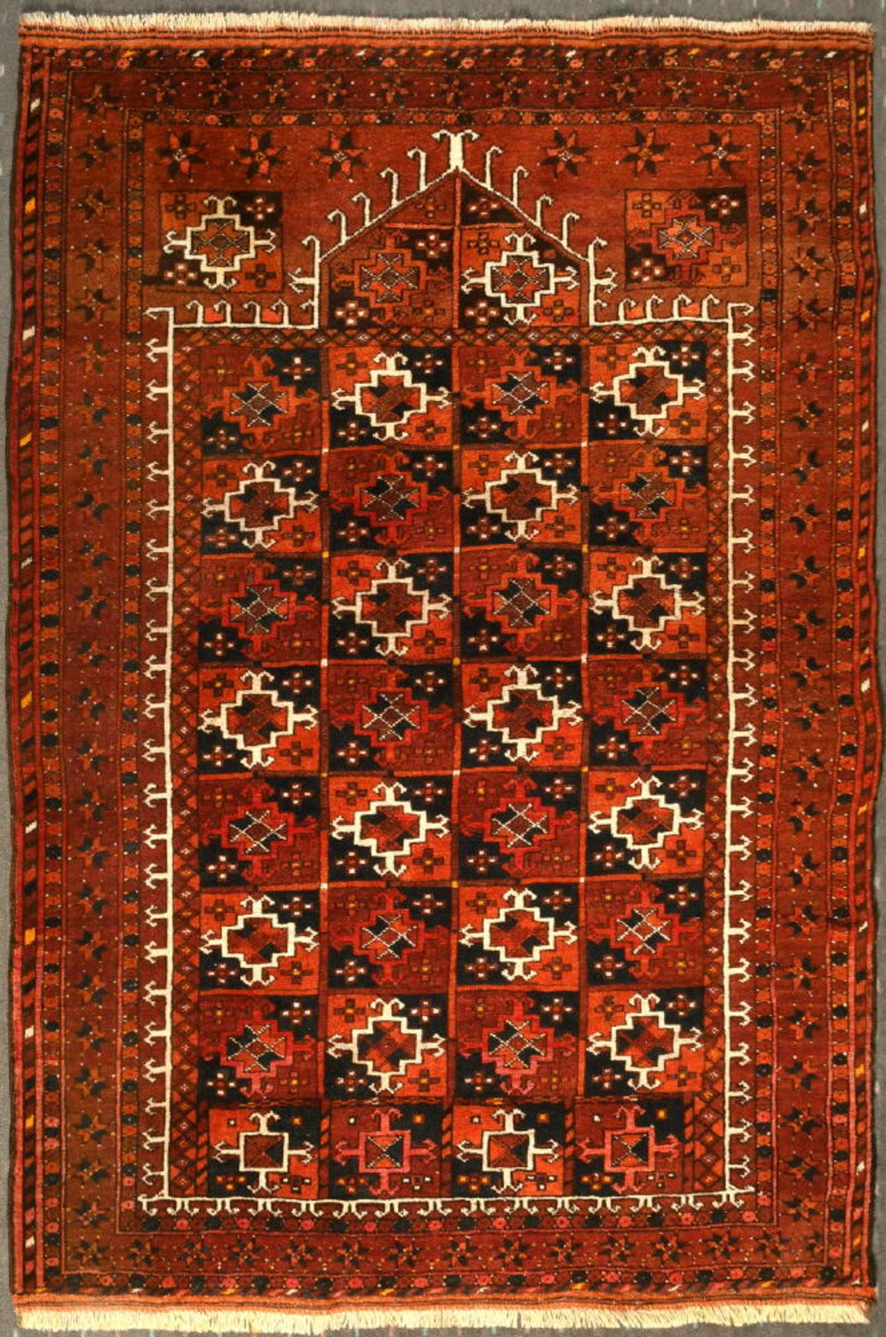 Gebets-Tekke-Bouchara, Turkmenien, 108 x 134 cm