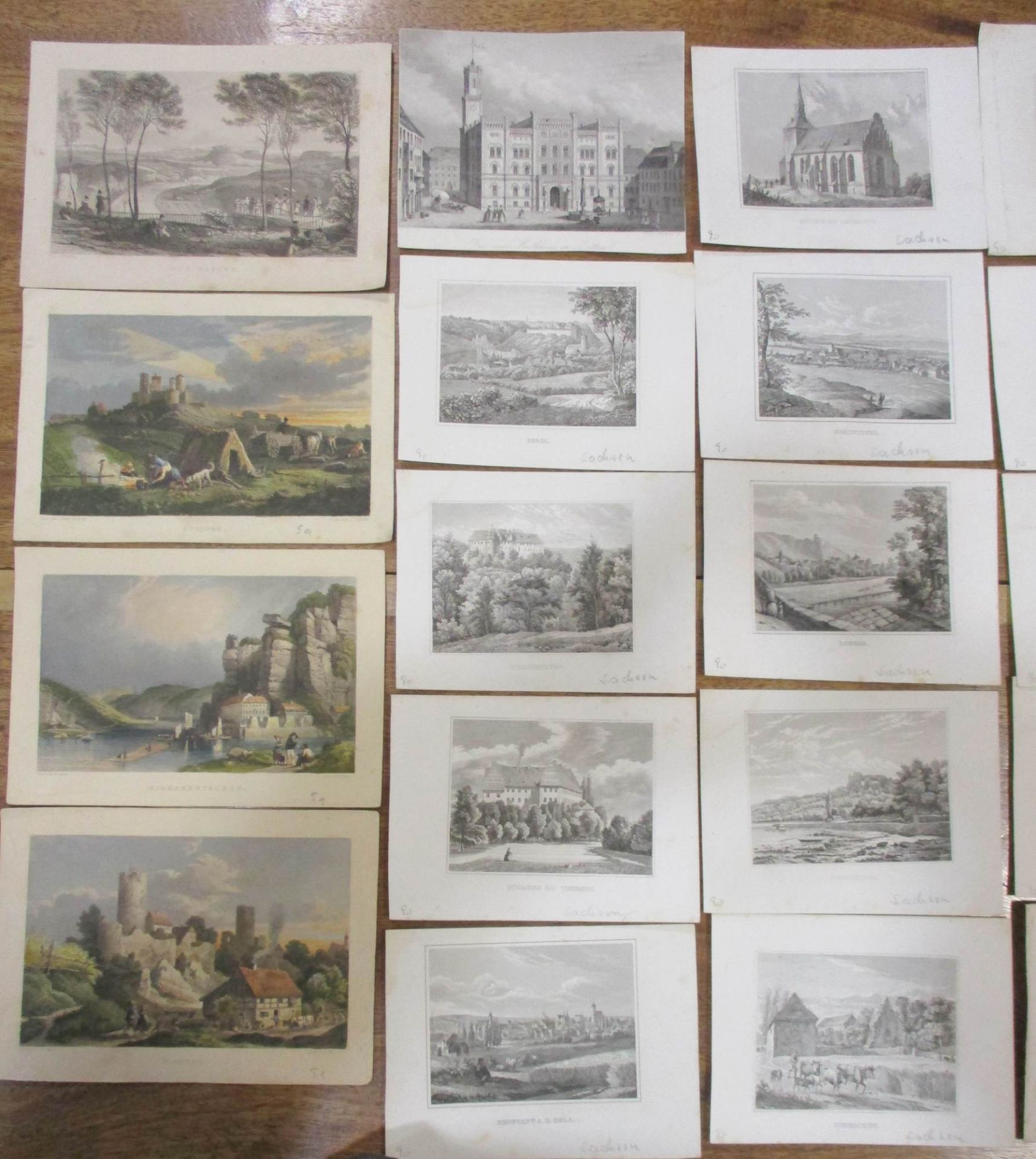 Ansichten von Sachsen, ca. 100 Stück - Bild 2 aus 8