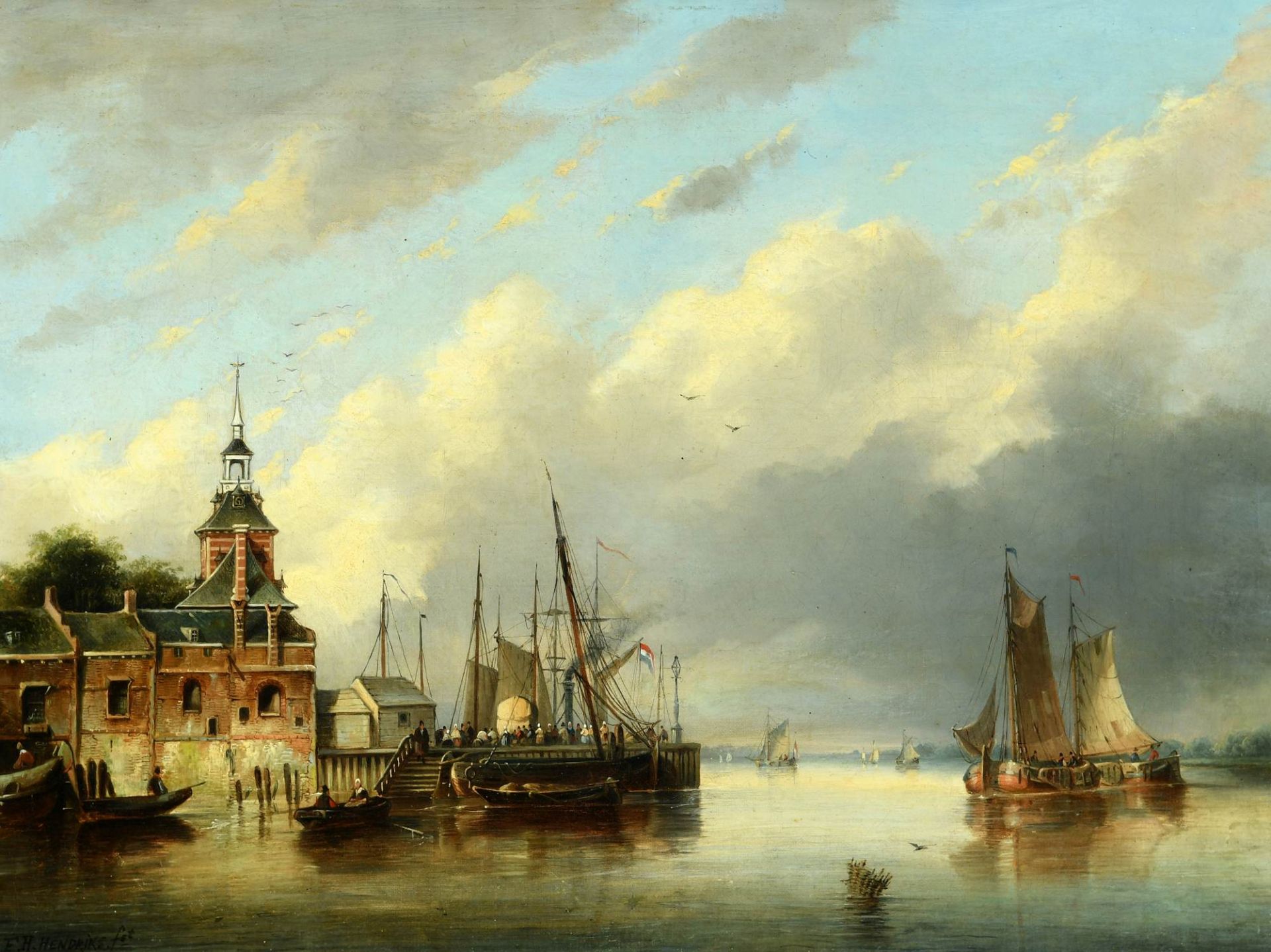 Hendriks, Frederik Hendrik, 1808 - 1865 Arnhem - Bild 2 aus 2