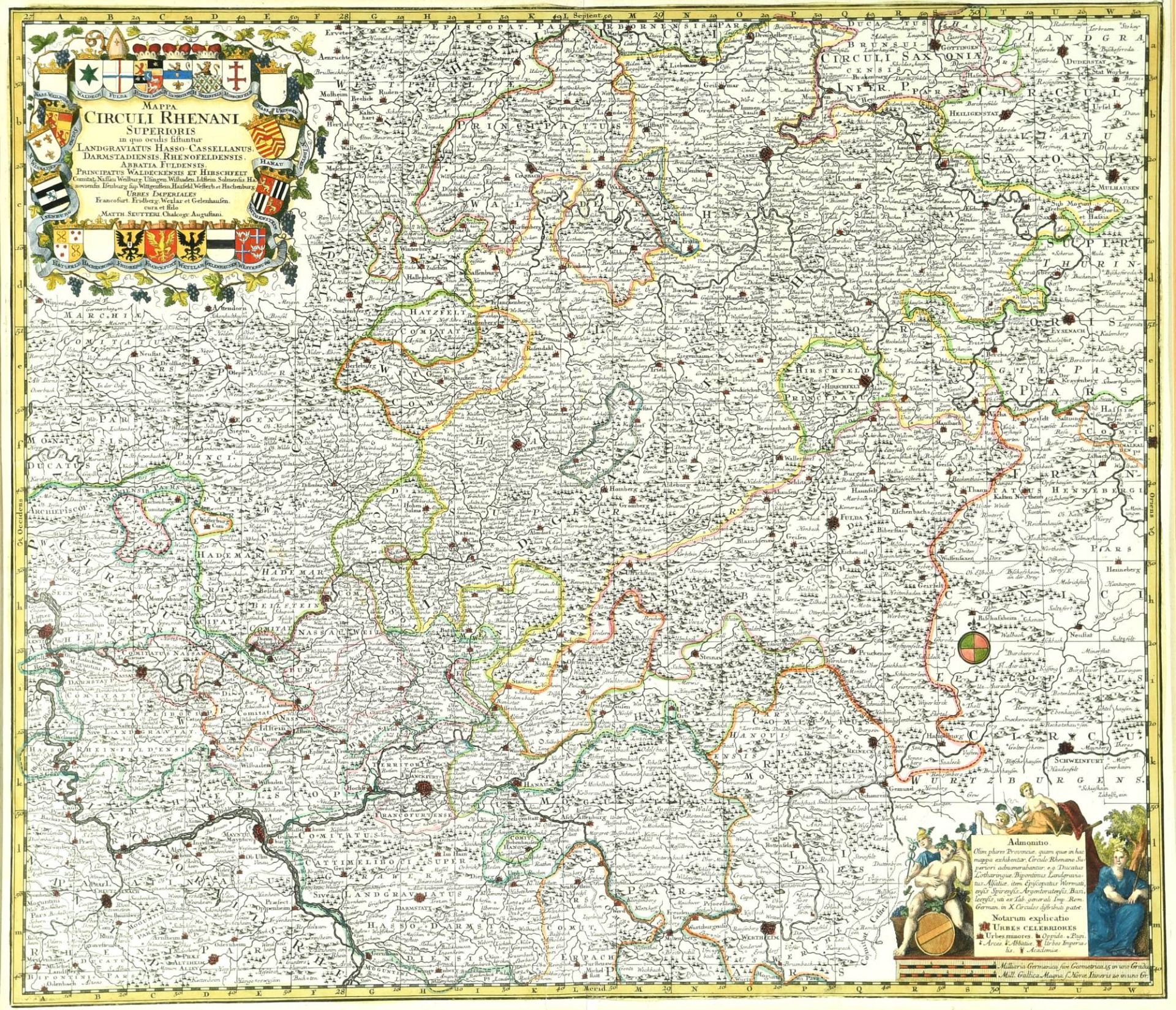 Landkarte "Mappa Circuli Rhenani Superioris" - Bild 2 aus 2